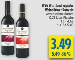 diska WZG Württembergische Weingärtner Rotwein Angebot