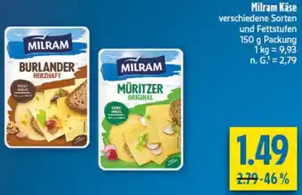 diska Milram Käse Angebot