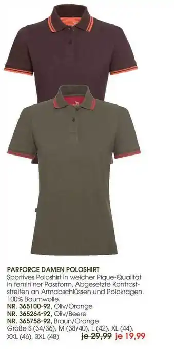 Frankonia Parforce Damen Poloshirt Angebot