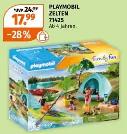 Müller PLAYMOBIL ZELTEN 71425 Angebot