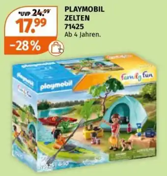 Müller PLAYMOBIL ZELTEN 71425 Angebot