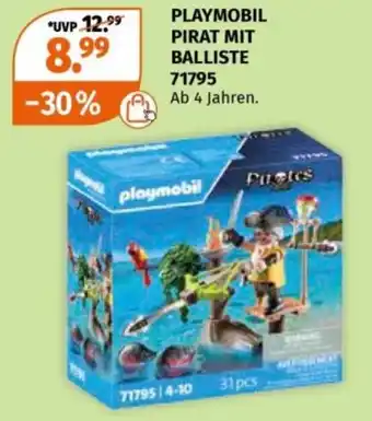 Müller PLAYMOBIL PIRAT MIT BALLISTE 71795 Angebot