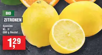 Handelshof Bio zitronen Angebot