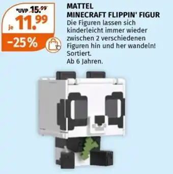 Müller MATTEL MINECRAFT FLIPPIN' FIGUR Angebot