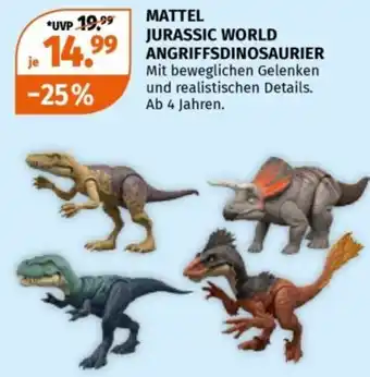 Müller MATTEL JURASSIC WORLD ANGRIFFSDINOSAURIER Angebot