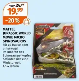 Müller MATTEL JURASSIC WORLD MOVIE MICRO SPINOSAURUS Angebot