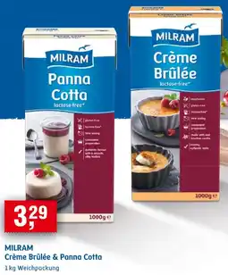 Handelshof MILRAM Crème Brûlée & Panna Cotta Angebot