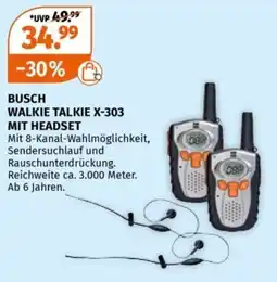 Müller BUSCH WALKIE TALKIE X-303 MIT HEADSET Angebot