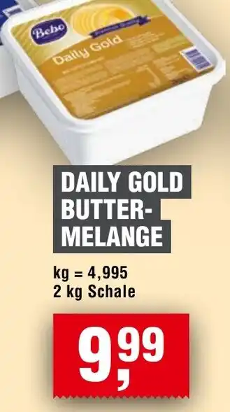 Handelshof Daily gold butter- melange Angebot