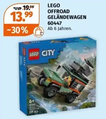 Müller LEGO CITY OFFROAD GELÄNDEWAGEN 60447 Angebot