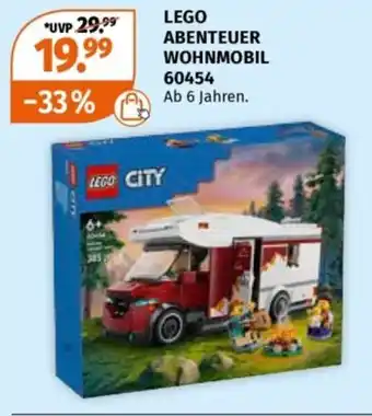 Müller LEGO CITY ABENTEUER WOHNMOBIL 60454 Angebot