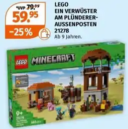 Müller LEGO MINECRAFT EIN VERWÜSTER AM PLÜNDERER- AUSSENPOSTEN 21278 Angebot