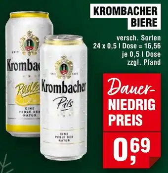 Handelshof Krombacher biere Angebot