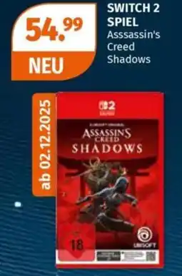 Müller Nintendo SWITCH 2 SPIEL Assassin's Creed Shadows Angebot