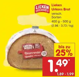 Netto Marken-Discount Lieken urkorn brot Angebot