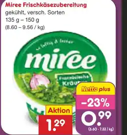 Netto Marken-Discount Miree frischkäsezubereitung Angebot