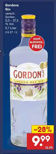 Netto Marken-Discount Gordon's gin Angebot