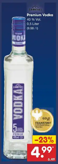 Netto Marken-Discount Arktis premium vodka Angebot