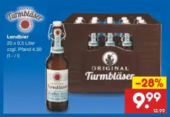 Netto Marken-Discount Original turmbläser landbier Angebot