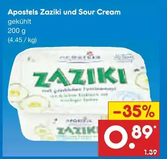 Netto Marken-Discount Apostels zaziki und sour cream Angebot
