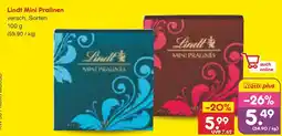 Netto Marken-Discount Lindt mini pralinen Angebot