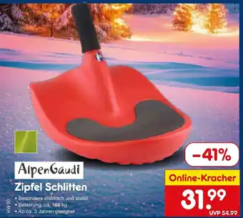 Netto Marken-Discount Alpengaudi zipfel schlitten Angebot