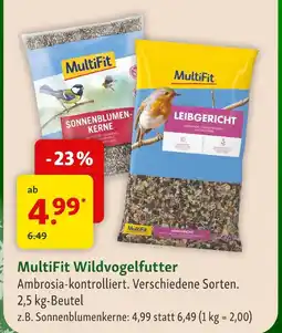 Fressnapf Multifit sonnenblumenkerne Angebot