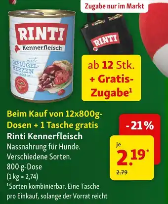 Fressnapf Rinti kennerfleisch Angebot