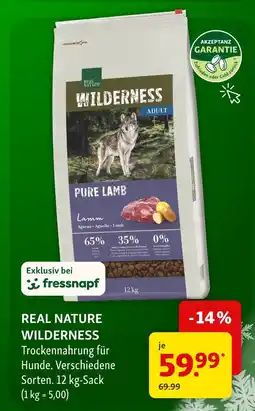 Fressnapf Real nature wilderness Angebot
