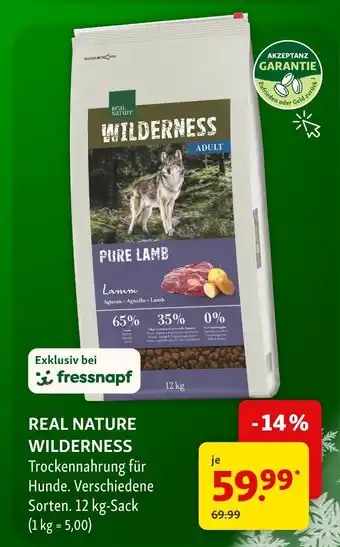Fressnapf Real nature wilderness Angebot