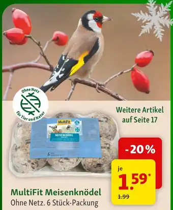 Fressnapf Multifit meisenknödel Angebot