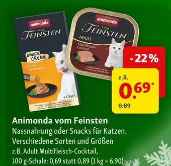 Fressnapf Animonda adult multifleisch-cocktail Angebot