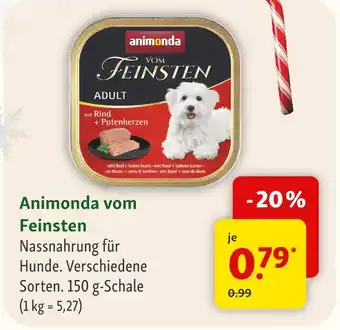 Fressnapf Animonda nassnahrung für hunde Angebot