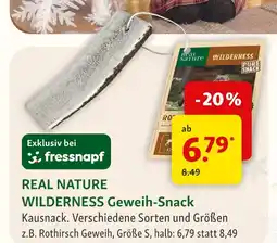 Fressnapf Real nature wilderness geweih-snack Angebot