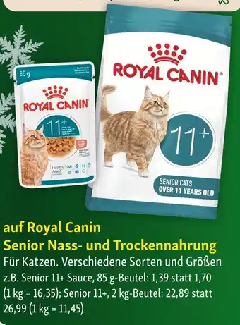 Fressnapf Royal canin senior 11+ sauce Angebot