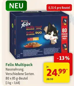 Fressnapf Purina felix multipack Angebot