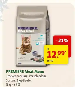 Fressnapf Premiere meat menu trockenahrung Angebot