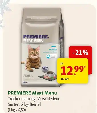 Fressnapf Premiere meat menu trockenahrung Angebot
