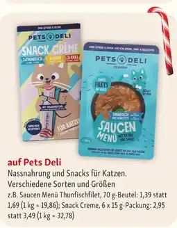 Fressnapf Pets deli saucen menü thunfischfilet Angebot