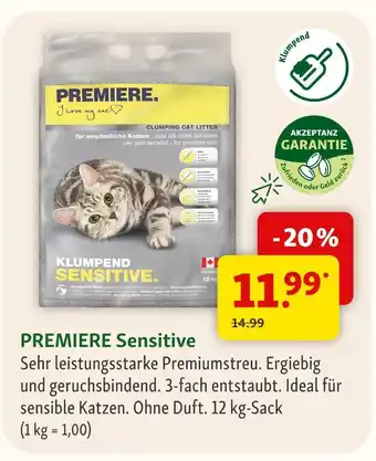 Fressnapf Premiere sensitive Angebot