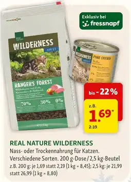 Fressnapf Real nature wilderness Angebot