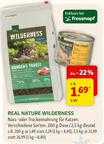 Fressnapf Real nature wilderness Angebot