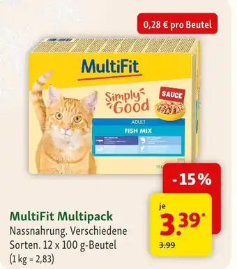 Fressnapf Multifit multipack Angebot