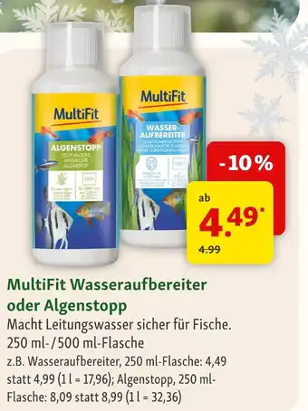 Fressnapf Multifit wasseraufbereiter Angebot