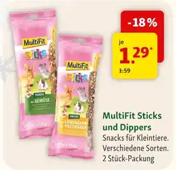 Fressnapf Multifit sticks und dippers Angebot