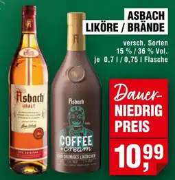 Handelshof Asbach liköre / brände Angebot