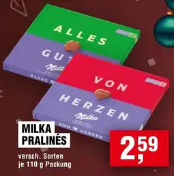 Handelshof Milka pralinés Angebot