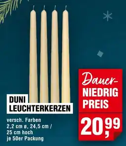 Handelshof Duni leuchterkerzen Angebot