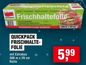 Handelshof Quickpack frischhaltefolie Angebot