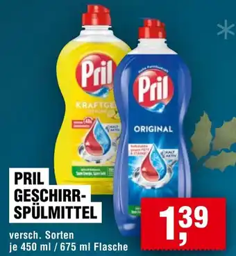 Handelshof Pril geschirrspülmittel Angebot